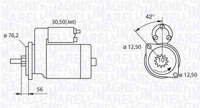 MAGNETI MARELLI 063521070220 -  Стартер